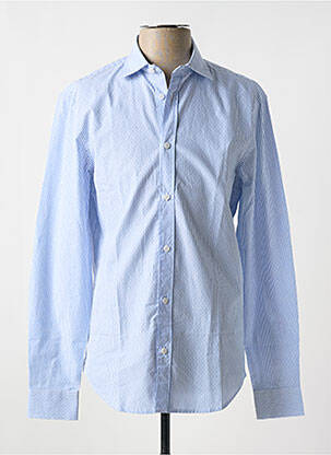 Chemise manches longues imprimé rayures bleu ARMANI EXCHANGE homme