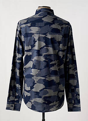 Chemise manches longues manches longues bleu ARMANI EXCHANGE homme
