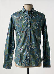 Chemise manches longues manches longues bleu MCLASSICS homme