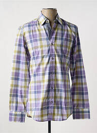 Chemise manches longues manches longues violet HUGO BOSS homme