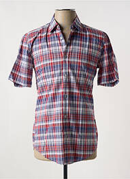 Chemise manches courtes coupe cintrée rouge HUGO BOSS homme