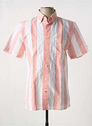 Chemise manches courtes poches orange TOMMY HILFIGER homme