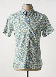 Chemise manches courtes imprimé fantaisie vert TOMMY HILFIGER homme