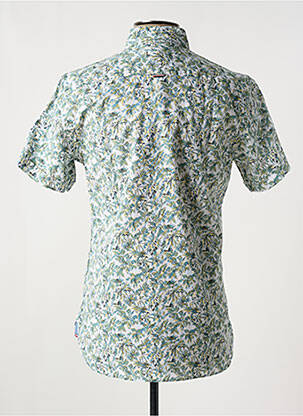Chemise manches courtes imprimé fantaisie vert TOMMY HILFIGER homme
