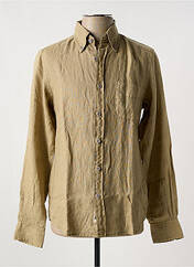 Chemise manches longues beige MCS pour homme seconde vue