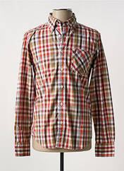 Chemise manches longues orange MCS pour homme seconde vue