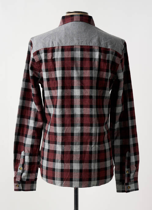 Chemise manches longues manches longues rouge LE TEMPS DES CERISES homme