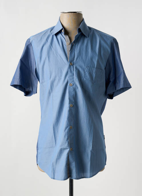 Chemise manches courtes poches bleu HUGO BOSS homme