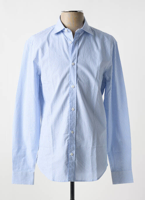 Chemise manches longues bleu ARMANI EXCHANGE pour homme