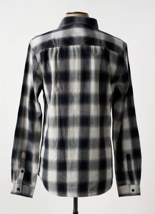 Chemise manches longues noir LE TEMPS DES CERISES pour homme