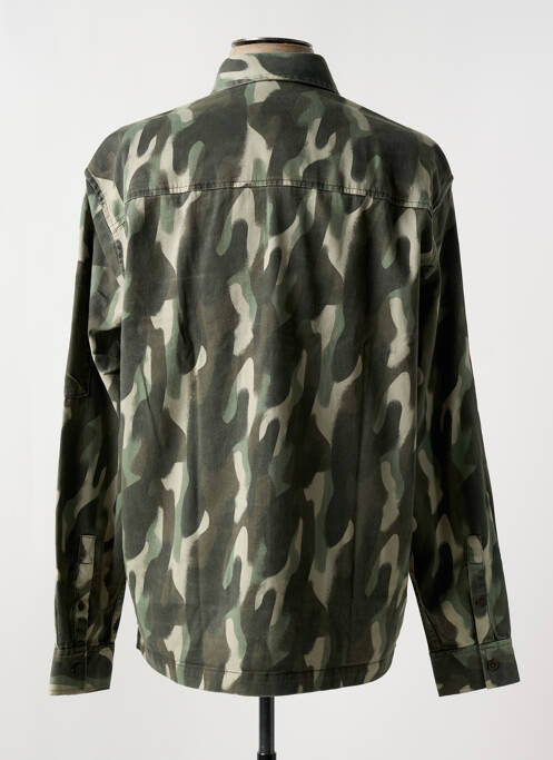 Chemise manches longues vert ARMANI EXCHANGE homme