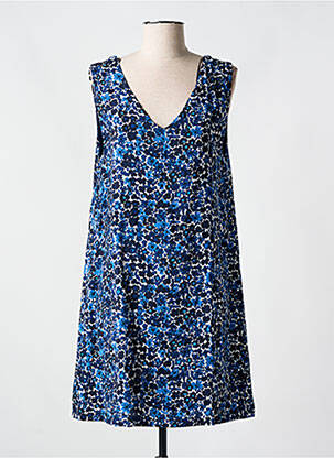Robe courte sans manche sans manche bleu MOLLY BRACKEN femme