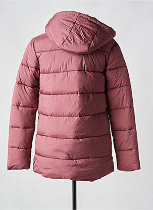 Doudoune poches a capuche rose LOSAN femme