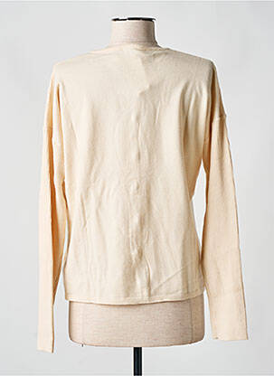Gilet manches longues col rond beige LES P'TITES BOMBES femme