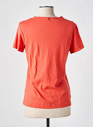 T-shirt stretch manches courtes orange ONE STEP femme
