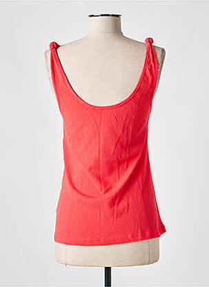 Débardeur coupe cintrée sans manche rouge MOLLY BRACKEN femme