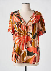 Blouse orange ONE STEP pour femme seconde vue