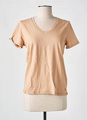 T-shirt beige PETIT BATEAU pour femme seconde vue