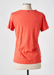 T-shirt orange ONE STEP pour femme seconde vue