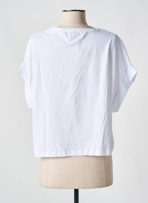 T-shirt sérigraphie manches courtes blanc LOSAN femme