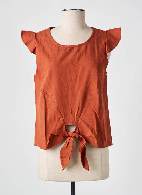 Blouse marron MOLLY BRACKEN pour femme