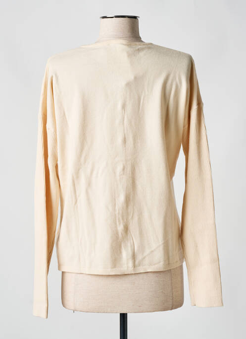 Gilet manches longues beige LES P'TITES BOMBES pour femme