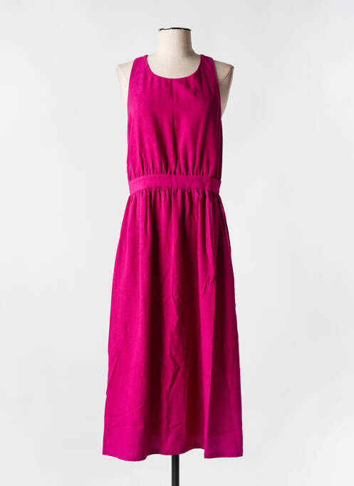 Robe longue rose SEE U SOON pour femme