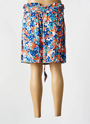 Jupe courte taille élastique bleu MOLLY BRACKEN femme
