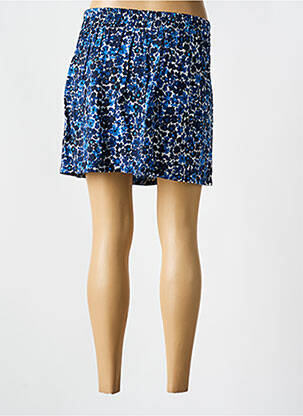 Jupe short taille élastique bleu MOLLY BRACKEN femme