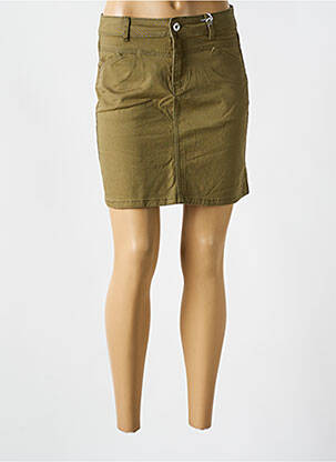 Jupe courte poches vert LPB femme