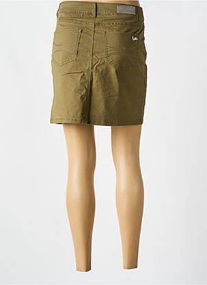 Jupe courte poches vert LPB femme