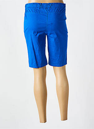 Bermuda taille élastique taille normale bleu OTTANTOTTO femme