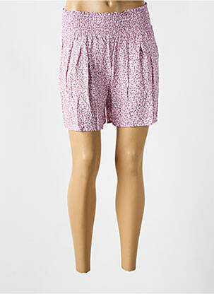 Short coupe fluide taille normale rose LDN femme