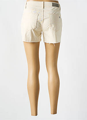 Short fermeture zippée sous rabat boutonné taille normale beige LPB femme
