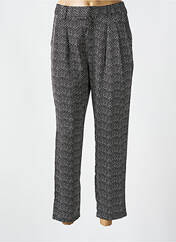 Pantalon chino noir SEE U SOON pour femme seconde vue