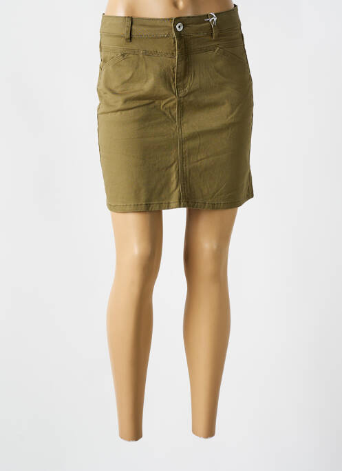 Jupe courte vert LPB pour femme
