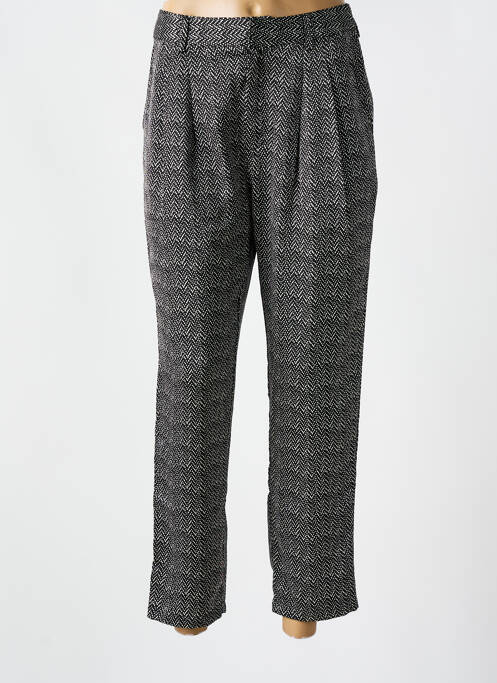 Pantalon chino noir SEE U SOON pour femme