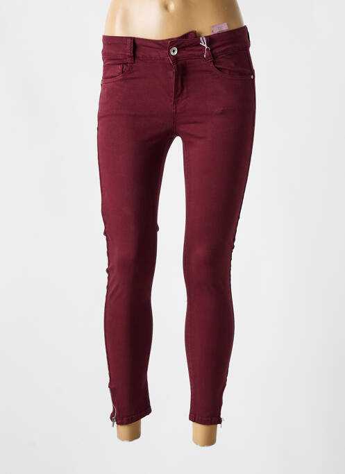 Pantalon slim rouge LPB pour femme