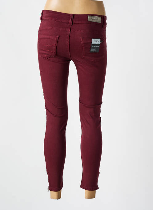 Pantalon slim rouge LPB pour femme