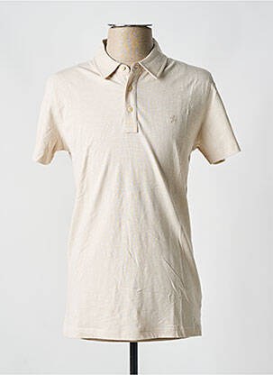 Polo tissage jersey manches courtes beige SALSA homme
