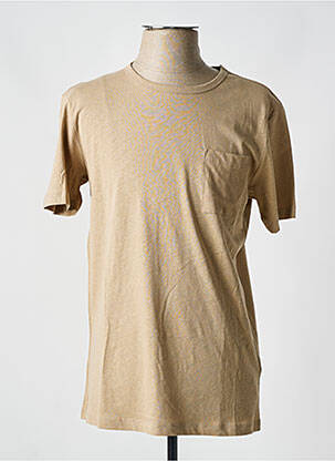 T-shirt coupe cintrée manches courtes marron SALSA homme