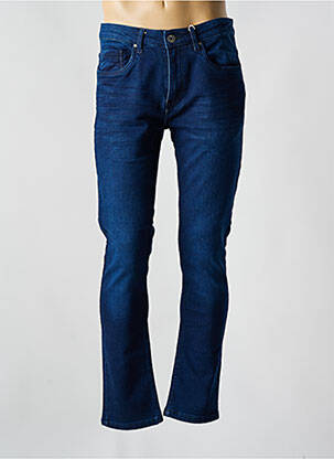 Jeans coupe slim tissage brut bleu LOSAN homme