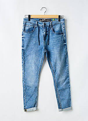 Pantalon 7/8 stretch taille normale bleu LOSAN homme
