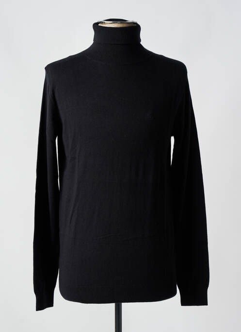 Pull col roulé noir SALSA pour homme