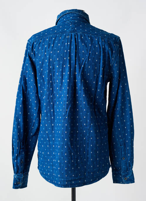 Chemise manches longues bleu SALSA pour homme