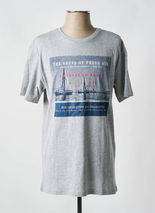 T-shirt gris LOSAN pour homme