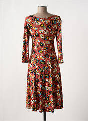 Robe mi-longue marron JOY'S PARIS pour femme seconde vue