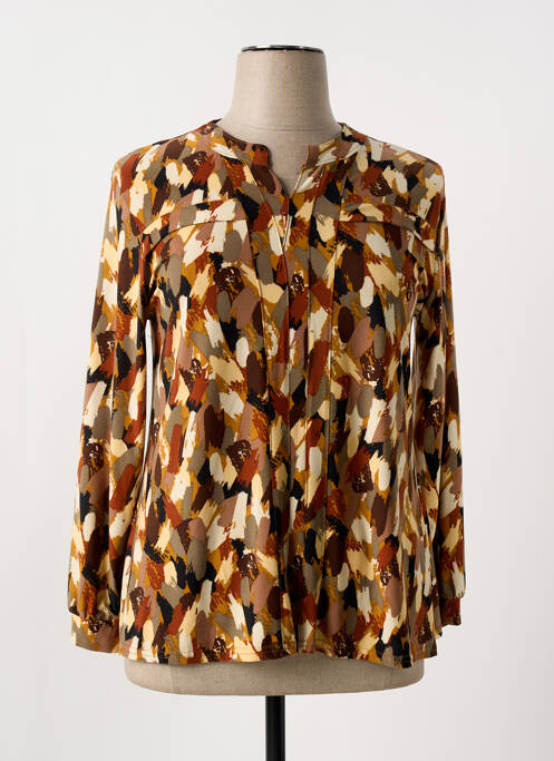 Blouse marron VETI STYLE pour femme