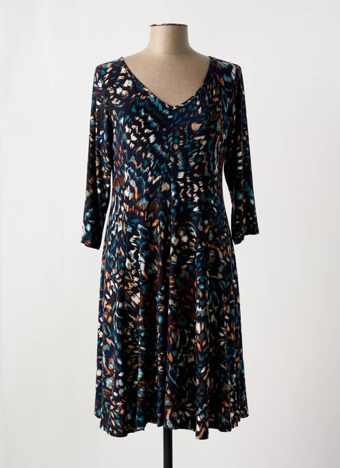 Robe mi-longue bleu JOY'S PARIS pour femme