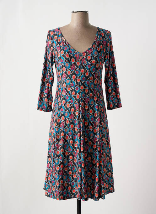 Robe mi-longue bleu JOY'S PARIS pour femme